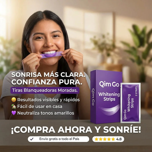 Smilekit cintas blanqueadoras - Blanqueador Dental Púrpura