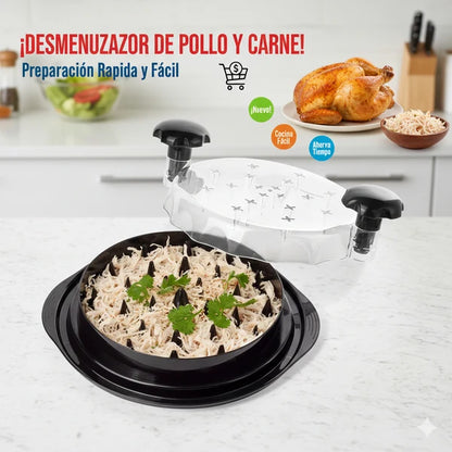 Desmechador manual - Desmenuza pollo y carne en segundos sin quemarte las manos