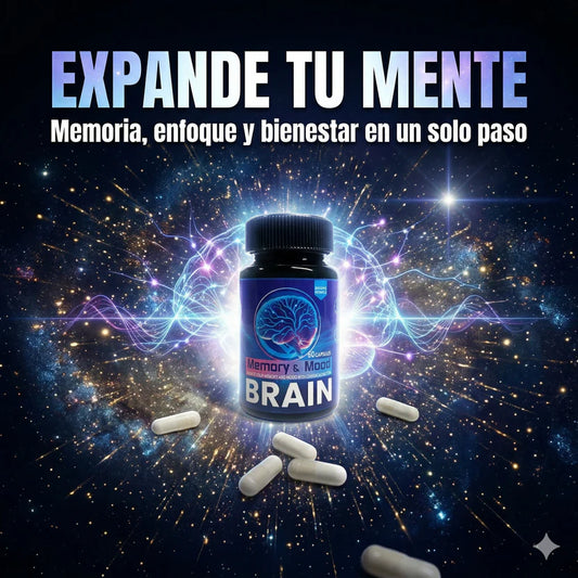Suplemento Memory & Mood Brain - Presentación Lista Para Tomar - LA SEGUNDA UNIDAD POR SOLO + $46.000