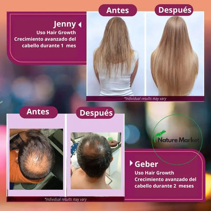 SUPER PROMO SOLO HOY 40% OFF - Hair Growth x 120 Cap + Obsequio de regalo