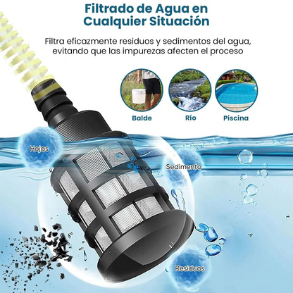 Hidrolavadora Inalámbrica con MALETÍN + 8 ITENS Y 2 BATERÍAS DE REGALO