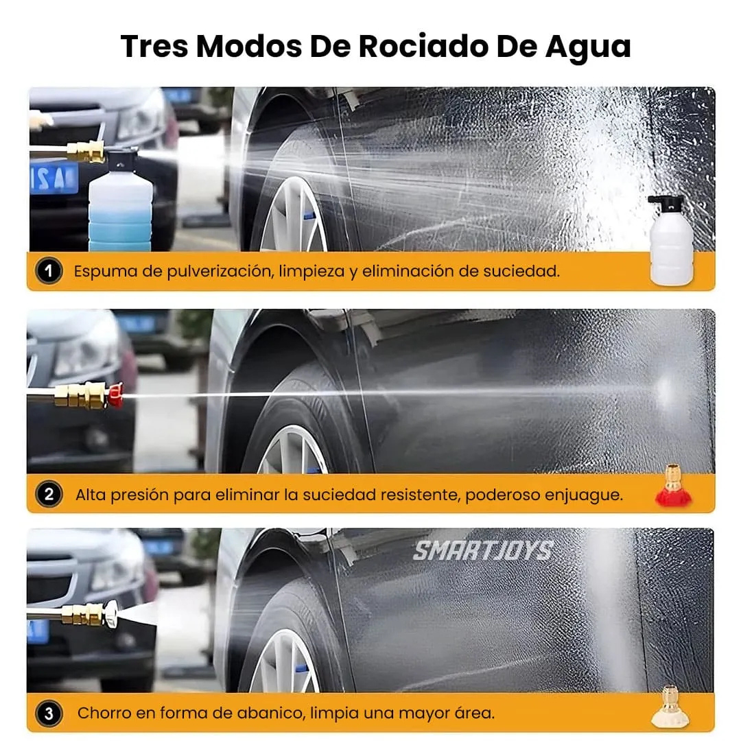 Hidrolavadora Inalámbrica con MALETÍN + 8 ITENS Y 2 BATERÍAS DE REGALO
