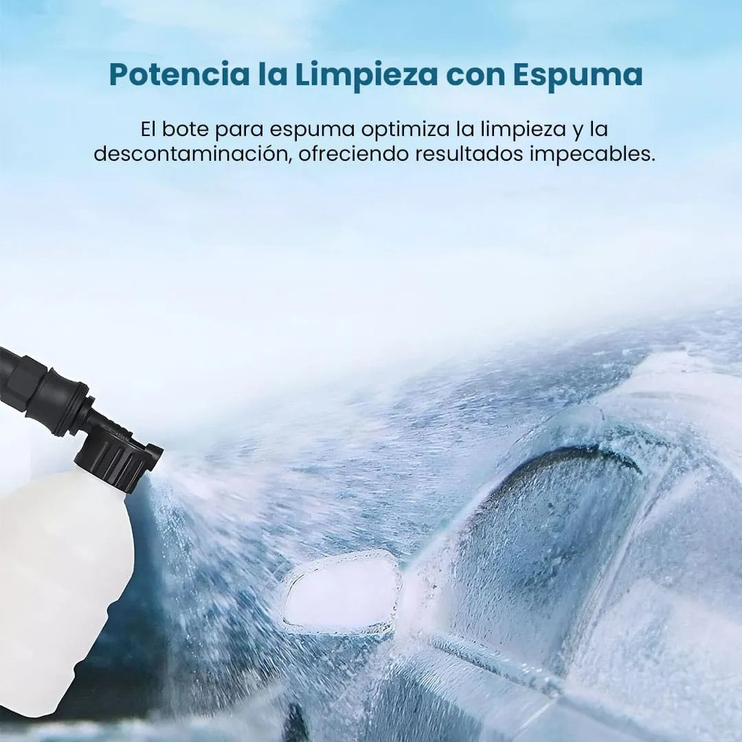 Hidrolavadora Inalámbrica con MALETÍN + 8 ITENS Y 2 BATERÍAS DE REGALO