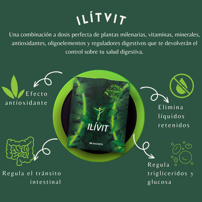 40%OFF SÓLO HOY - TRATAMIENTO 1 MES CON ILIVIT DEPURADOR NATURAL!