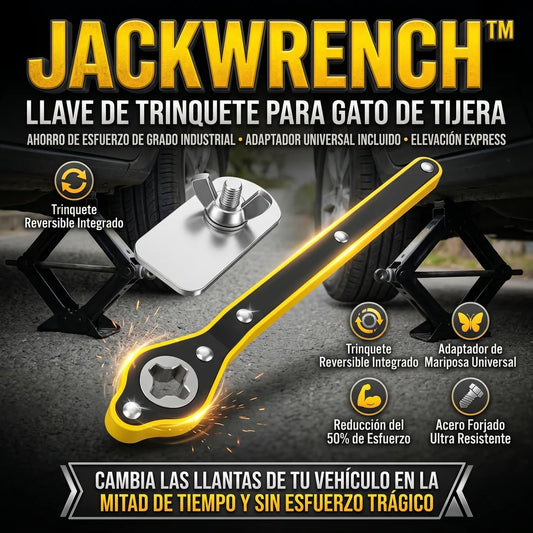 JackWrench™ Herramienta De Mango De Llave De Trinquete - LA SEGUNDA UNIDAD POR SOLO + $49.000