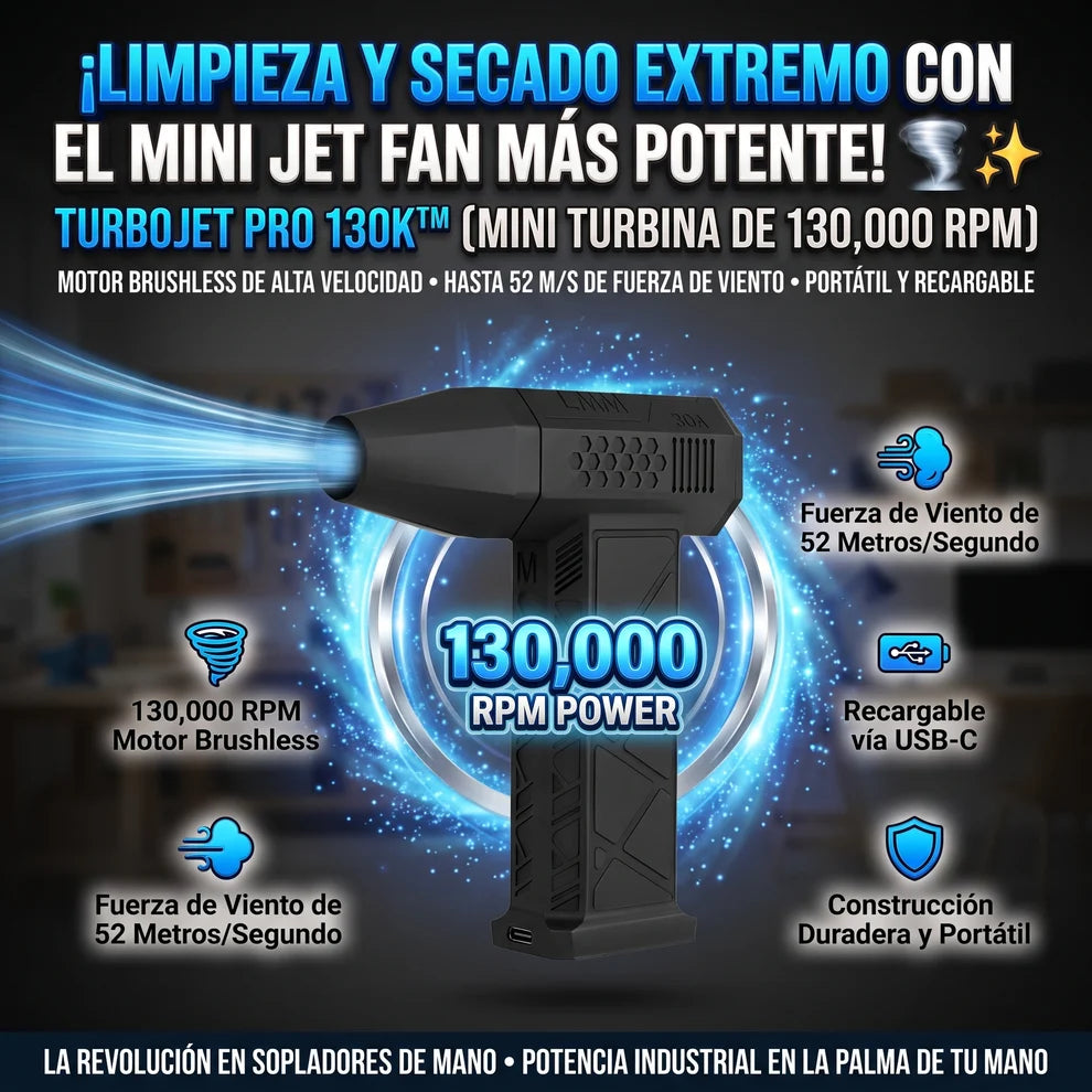 TurboJet Pro™ | Soplador Turbo Jet Super Poderoso