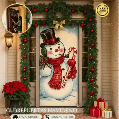 Funda Forro Puerta NAVIDAD - Solo HOY con un 40%  de DESCUENTO