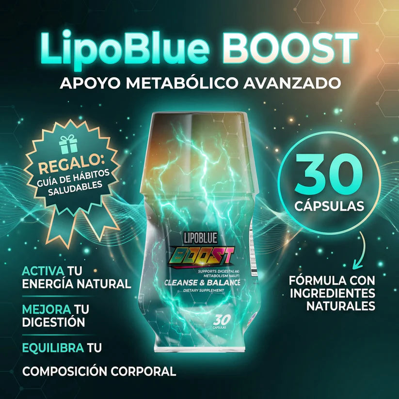 ACTIVACIÓN METABÓLICA AVANZADA - Lipoblue Boost™ - ¡ÚLTIMAS UNIDADES EN STOCK! 30% OFF