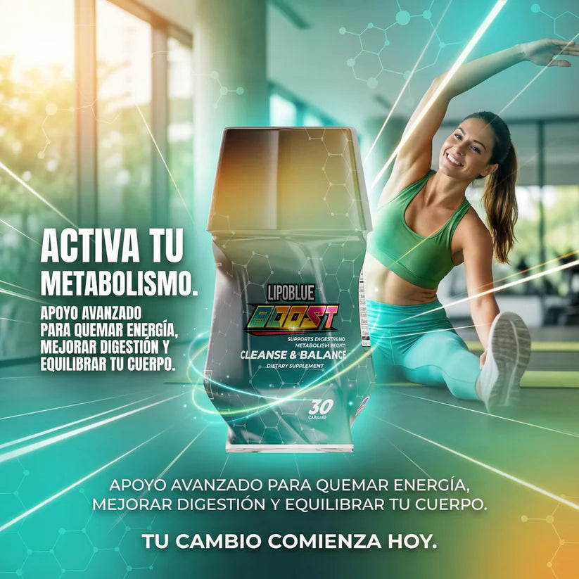 ACTIVACIÓN METABÓLICA AVANZADA - Lipoblue Boost™ - ¡ÚLTIMAS UNIDADES EN STOCK! 30% OFF