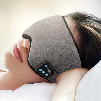 Relax Band™ Antifaz para Dormir 3 en 1: Antiluminoso + Antirruido + Audífonos Bluetooth para Dormir
