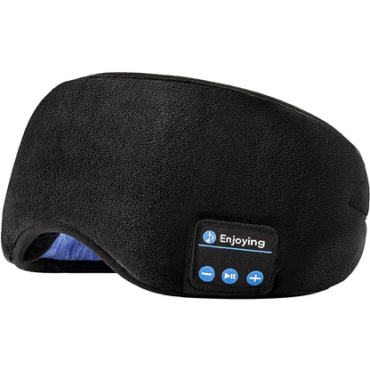Relax Band™ Antifaz para Dormir 3 en 1: Antiluminoso + Antirruido + Audífonos Bluetooth para Dormir