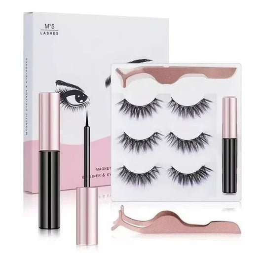 Pestañas PROBEAUTY™ Magneticas: LLÉVATE 1 Delineador + 1 Pinza en Plastico DE REGALO