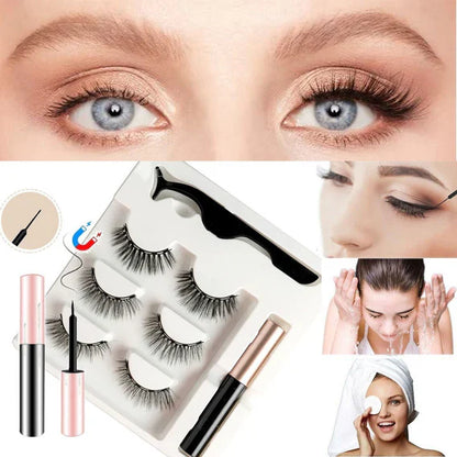 Pestañas PROBEAUTY™ Magneticas: LLÉVATE 1 Delineador + 1 Pinza en Plastico DE REGALO