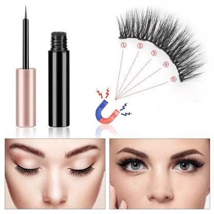 Pestañas PROBEAUTY™ Magneticas: LLÉVATE 1 Delineador + 1 Pinza en Plastico DE REGALO