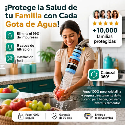Filtro Purificador De Agua Para Grifo Premium
