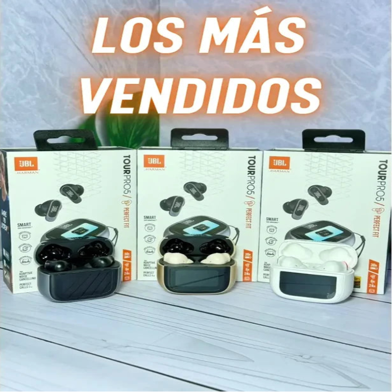 Audifonos Tour Pro 5 PRIMERA LÍNEA con Pantalla inteligente - LA SEGUNDA UNIDAD POR SOLO + $79.000