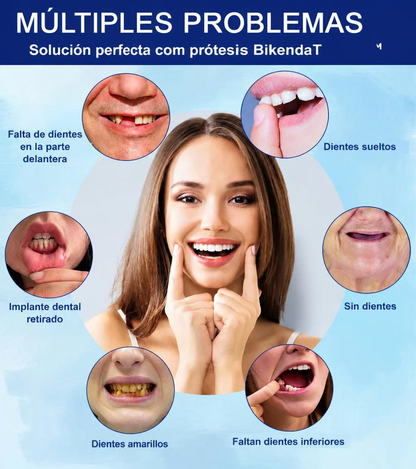 Smile Easy ComfortDent™ 🦷 Prótesis Dental de Silicona Ajustable - SOLO HOY LA SEGUNDA UNIDAD POR SOLO + $39.000 (Cópia)