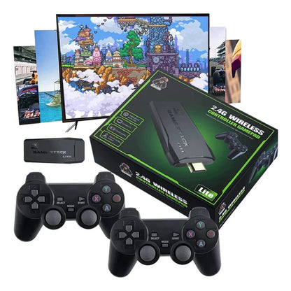 Consola Game Stick® ¡Más de 10.000 juegos retro en tu bolsillo!  - ÚLTIMO DIA CON 2 CONTROL DE REGALO