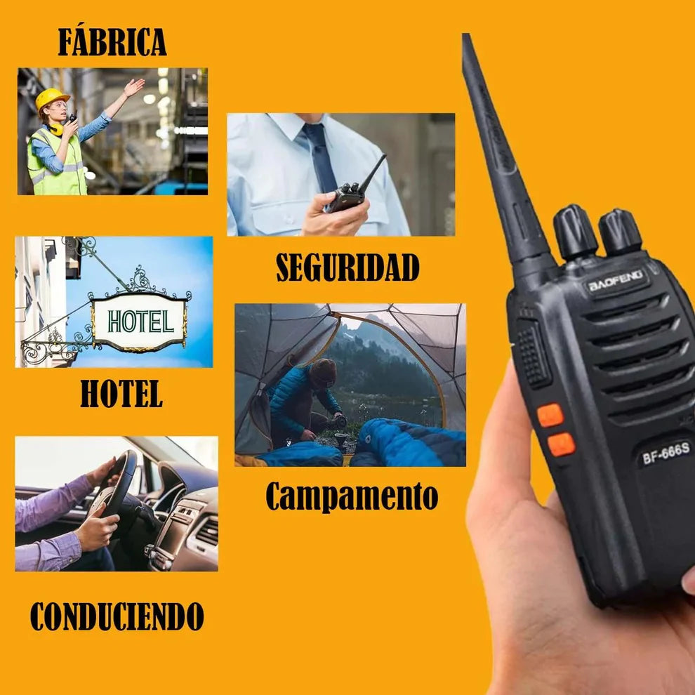 SUPER PROMO SOLO HOY 50% OFF - Radio Baofeng Bf 777 S 16 Canales X 2 Unidades