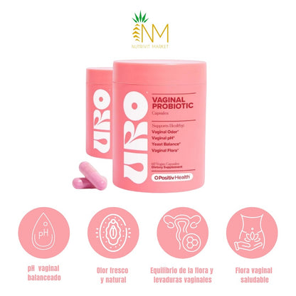 Uro Vaginal Probiótico LLEVA 2 Y PAGA 1: RECUPERA TU CONFIANZA ÍNTIMA Y OLVÍDATE DEL MAL OLOR