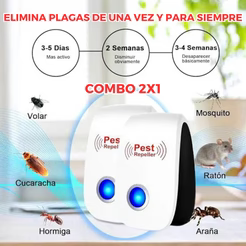 SUPER PROMO SOLO HOY 60% OFF - Repelente Ultrasonico de Plagas