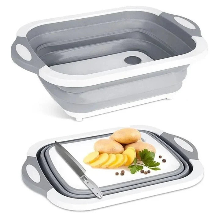 3 EN 1 PARA TU COCINA - Tabla Plegable para Picar, Lavar y Escurrir ¡PROMO IMPERDIBLE!