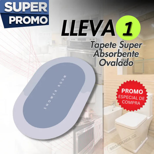 PROMO SOLO HOY - Tapete Antideslizante Baño 50%OFF