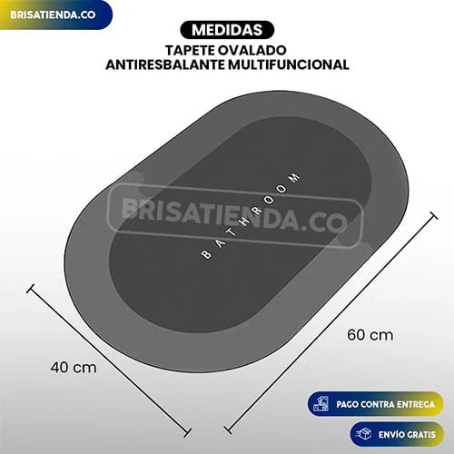 PROMO SOLO HOY - Tapete Antideslizante Baño 50%OFF