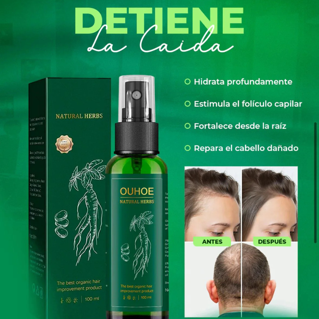 ¡50%! SPRAY GINGENG PARA CRECER EL PELO - SOLO HOY