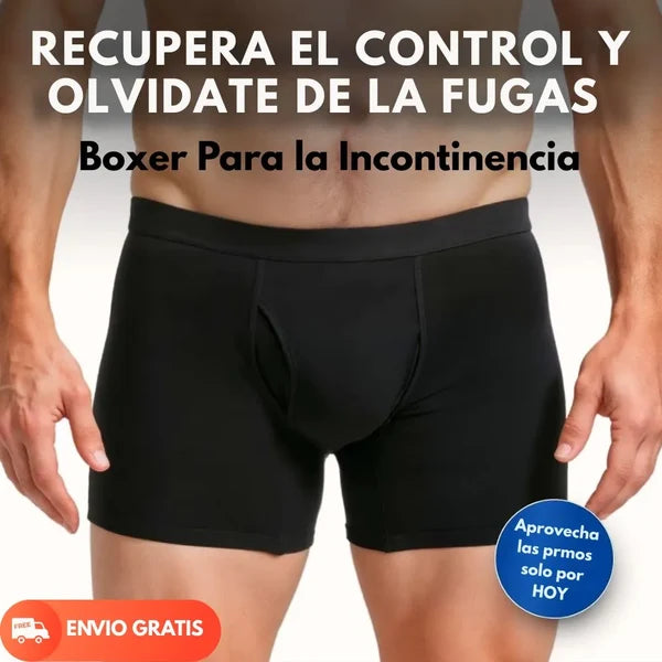 Boxer Incontinencia - La alternativa discreta y cómoda para hombres activos.