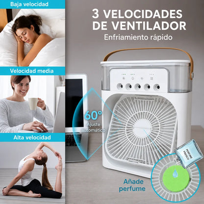 Ventilador humidificador de nebulización blanco - Nebula Pure