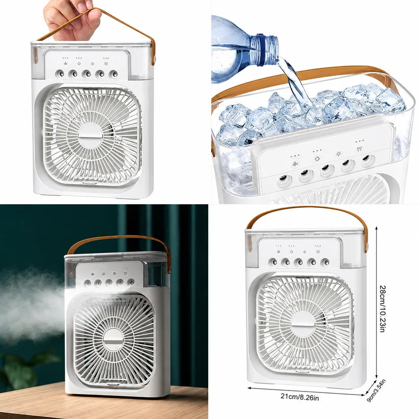 Ventilador humidificador de nebulización blanco - Nebula Pure