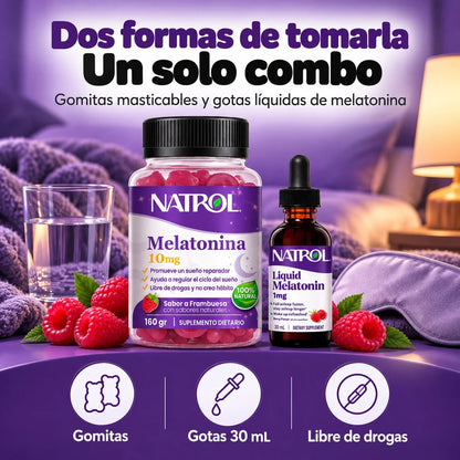 Gomitas De Melatonina Con Gotas - Incluye Gotas De Obsequio - LA SEGUNDA UNIDAD POR SOLO + $42.000