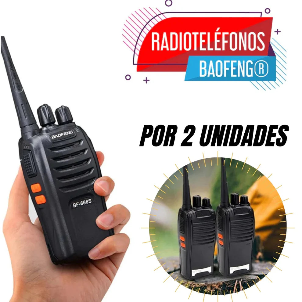 SUPER PROMO SOLO HOY 50% OFF - Radio Baofeng Bf 777 S 16 Canales X 2 Unidades