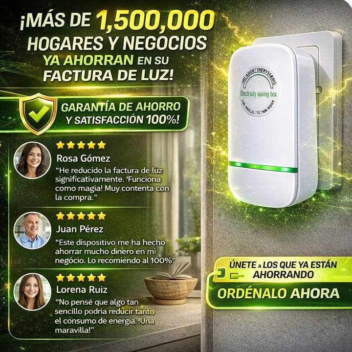 BAJA EL COSTO DE TU RECIBO DE LUZ - Ahorrador de Energía Hogar y Oficina - SÚPER PROMO SOLO HOY 50% OFF
