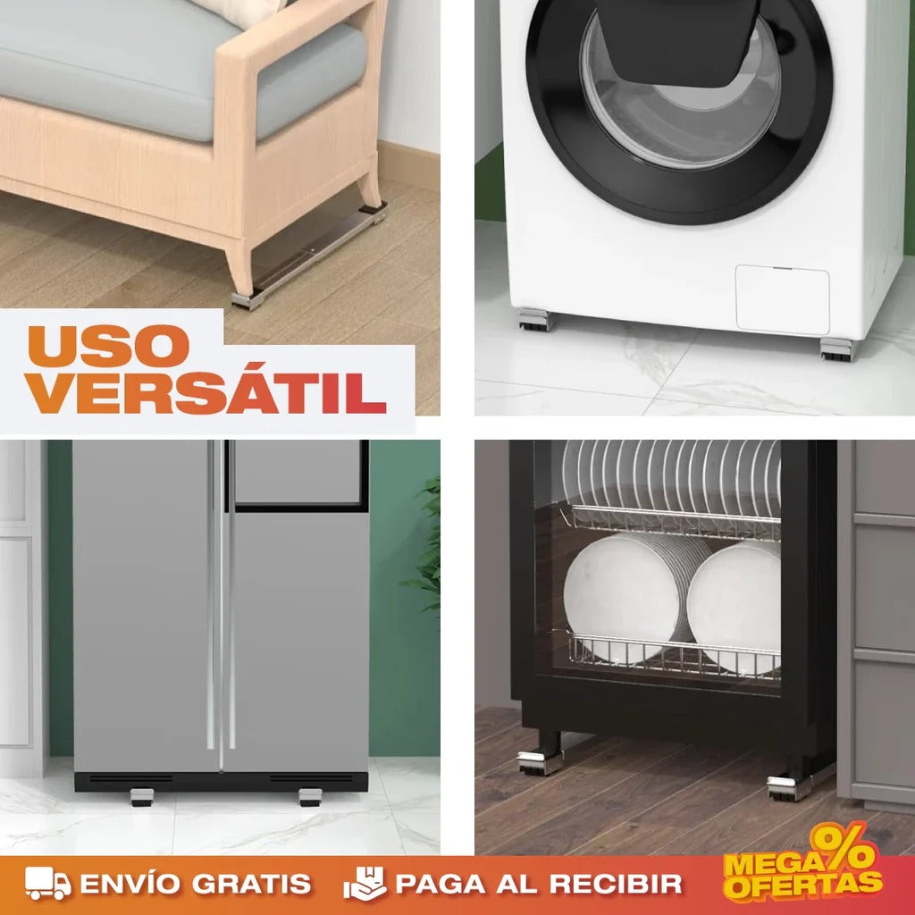 Movilidad y Estabilidad para Tus Electrodomésticos con Soporte Líneal ¡LIQUIDACIÓN TOTAL 35%OFF!