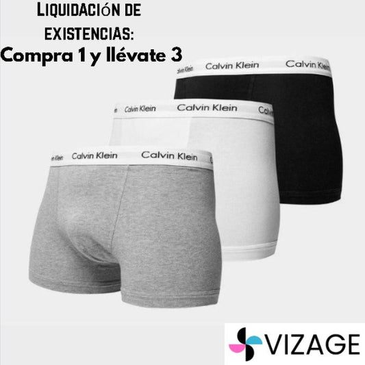 LLEVA 3, PAGA 1 - Combo 3 Boxers CK de Microfibra
