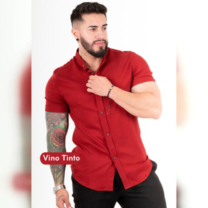 Camisa Manga Corta Cuello Neru Chalis