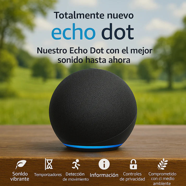 PROMO SOLO HOY - Alexa Echo Dot - 40% OFF