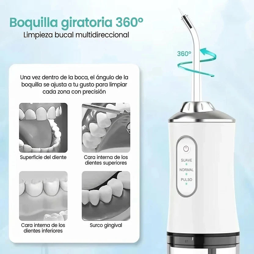 ¡ÚLTIMAS UNIDADES EN STOCK! - Irrigador Oral Recargable AQUAPRO