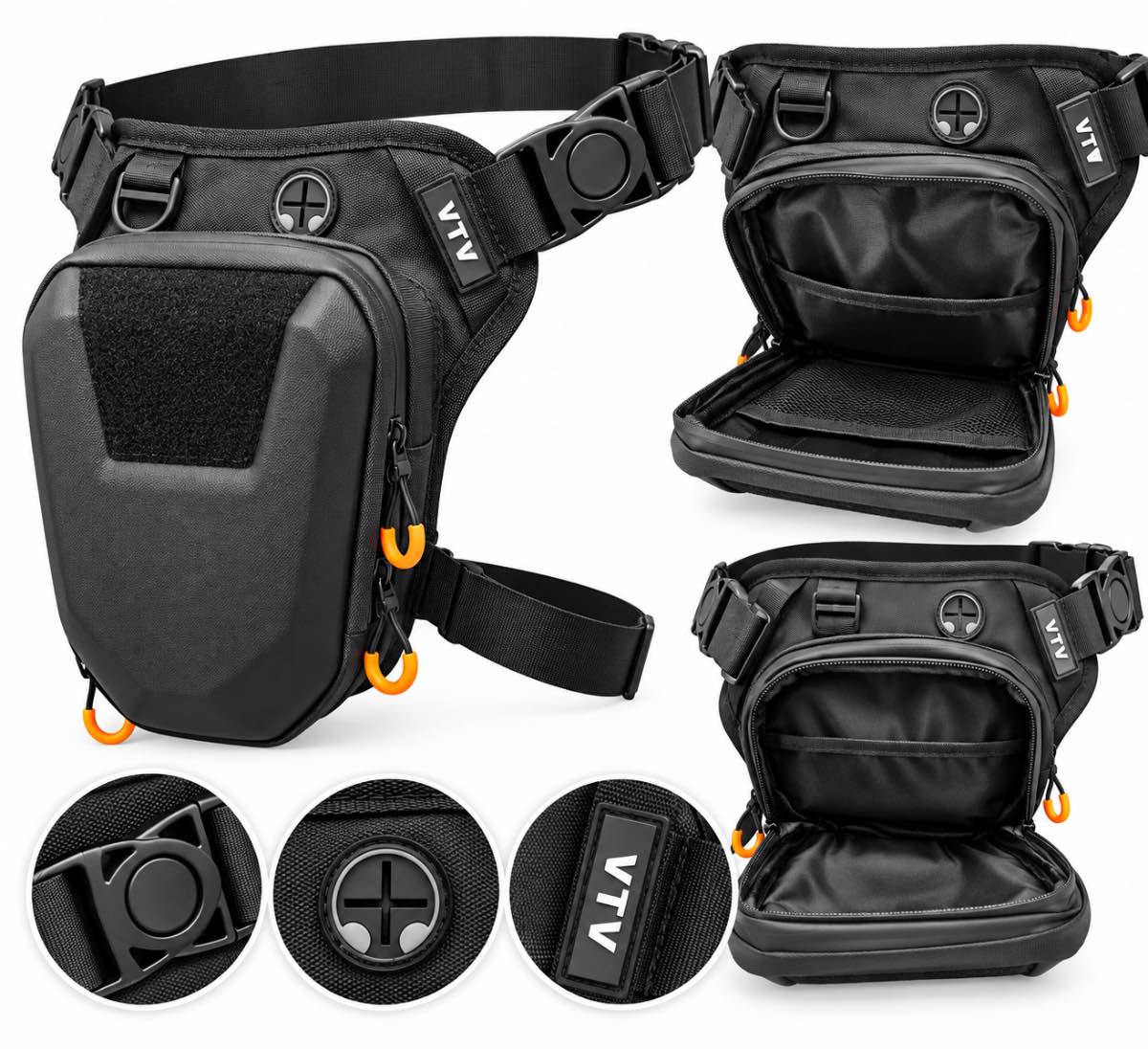 BOLSO Morral CINTURA Motero - LA SEGUNDA UNIDAD POR SOLO + $66.000