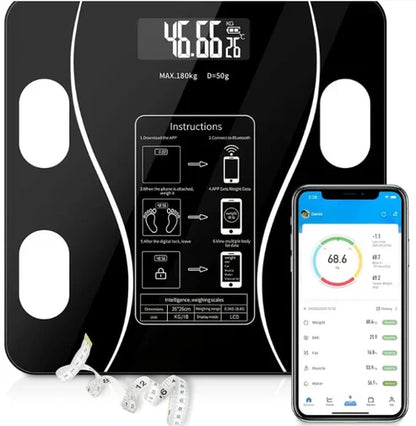 Controlá tu peso y salud desde el celular - BÁSCULA INTELIGENTE BLUETOOH