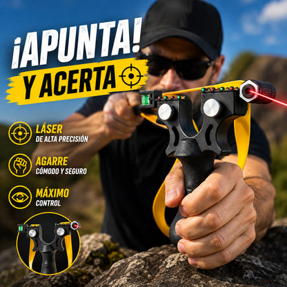 Resortera force con laser