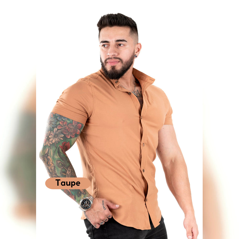Camisa Manga Corta Cuello Neru Chalis