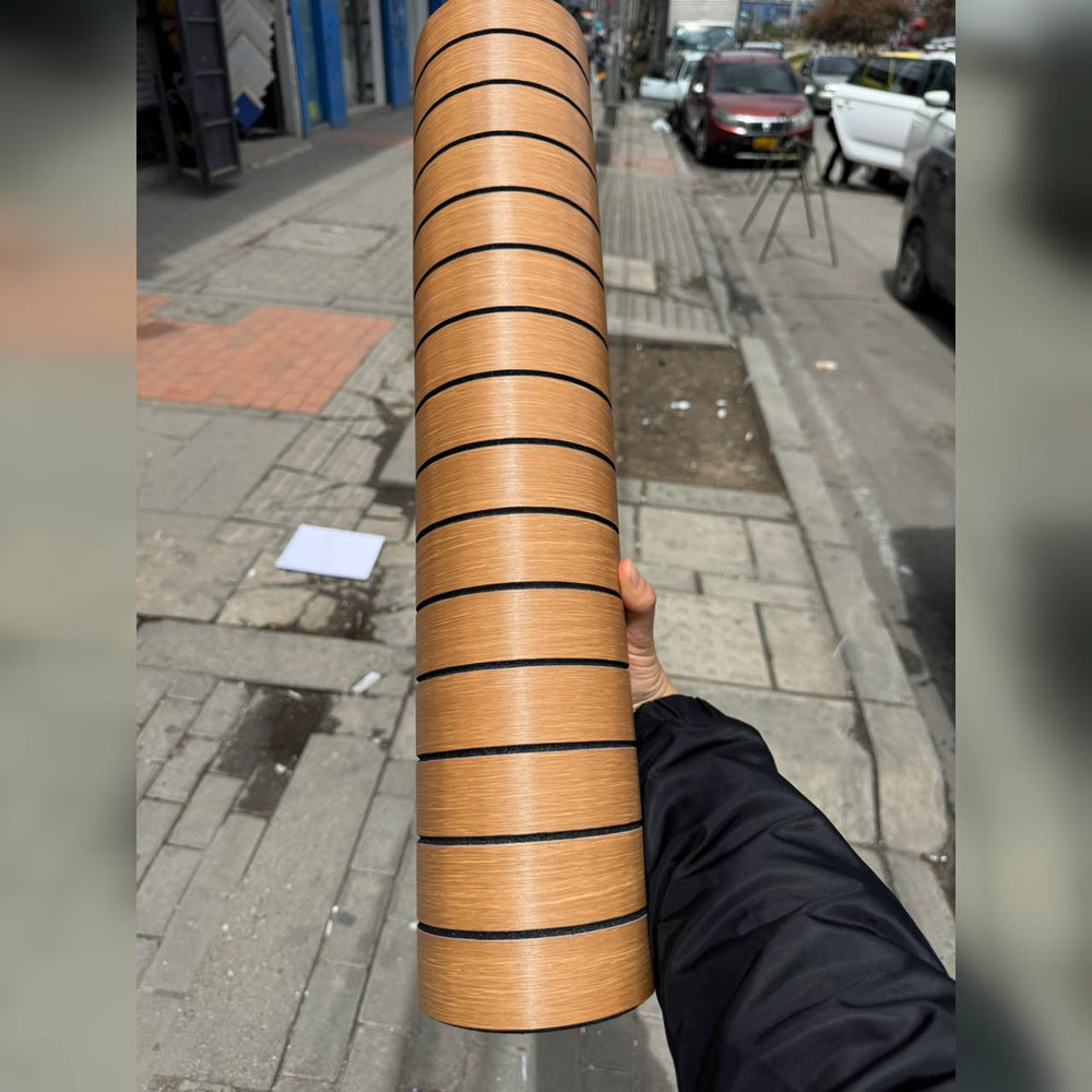 Lamina FLEXIBLE WPC Caramelo 60cmx3m
