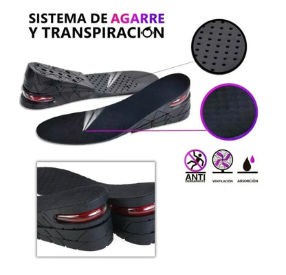 Plantilla Unisex ULTRA COMFORT™ + 3 Niveles Aumento Estatura "GANAS 9 CM"