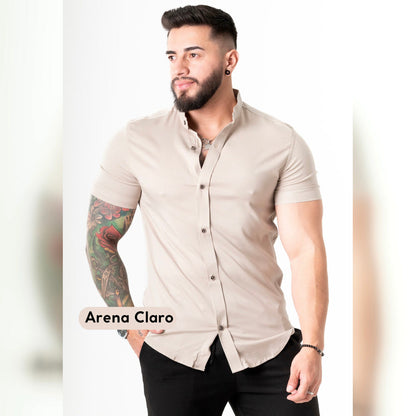 Camisa Manga Corta Cuello Neru Chalis
