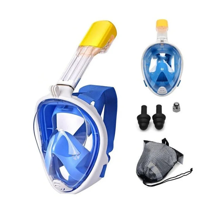 Máscara Snorkel AQUAPRO™ CON SOPORTE GO PRO - LLÉVATE DE REGALO 2 TAPONES PARA LOS OÍDOS