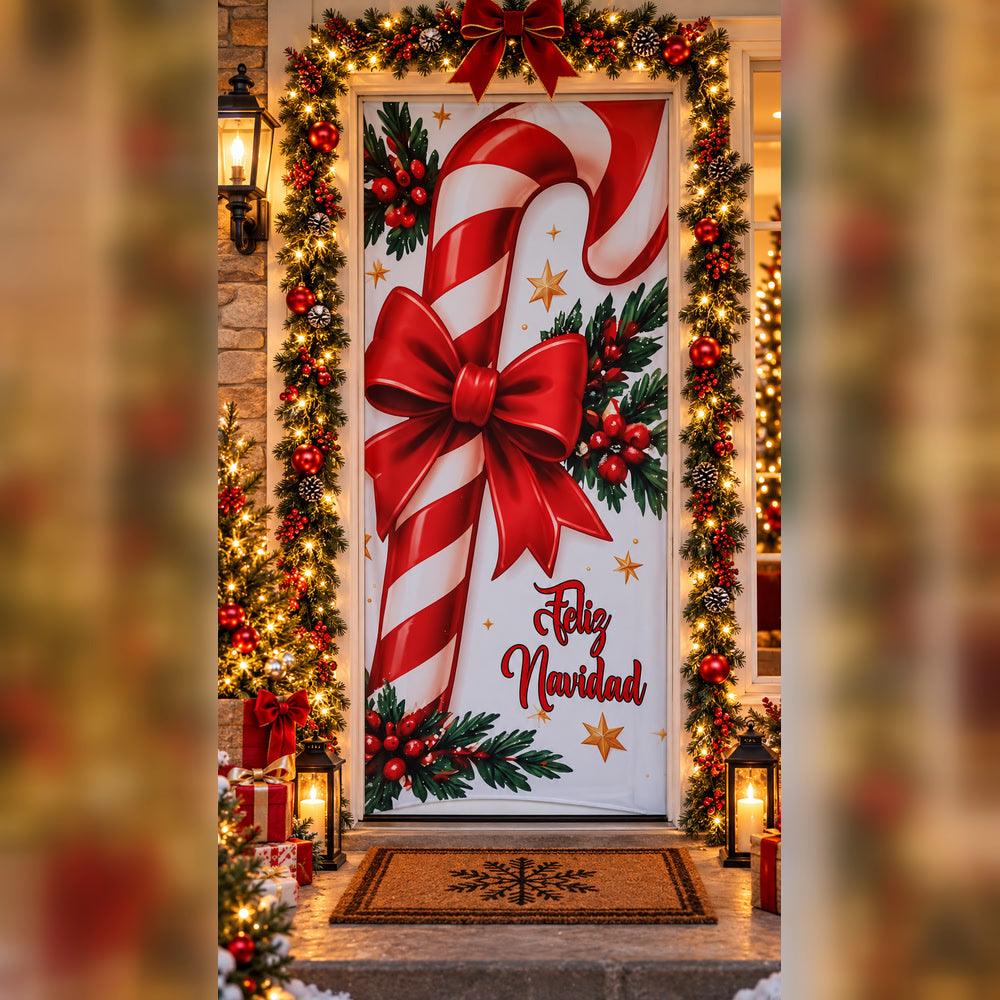 Fundas navideñas para puertas