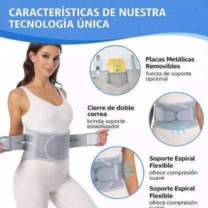 Faja de Soporte Lumbar Ajustable - VULVE A MOVERTE CON SEGURIDAD